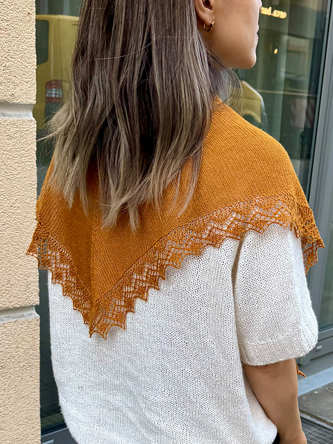 Ines Lace Shawl + Hip Scarf